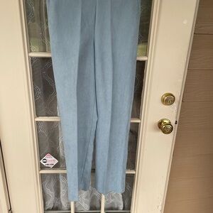 Alfred Dunner Size 6P Petite Northern Lights Blue Pants NWT 💙✨